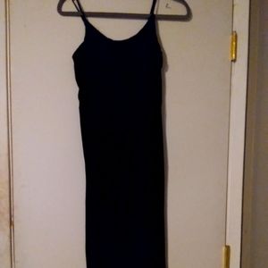 Womens spaghetti strap dress ankle length